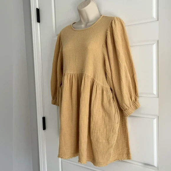 Shop Neighbor Gauze Babydoll Mini Dress
Size Medium Beachy Feminine Boho - Picture 7 of 15